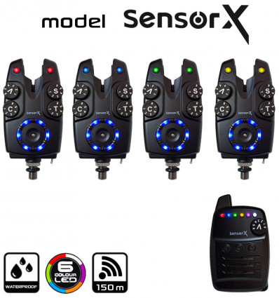 Набір сигналізаторів клювання World4Carp Sensor X