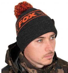 Фирменная шапка Fox Collection Bobbles Black & Orange