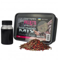 Метод микс Carptronik Method Mix Multi Box - Squid/Krill (Кальмар/Криль) 400г