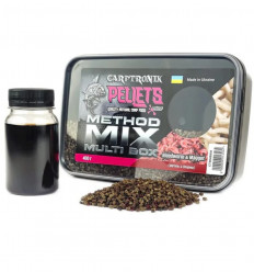 Метод мікс Carptronik Method Mix Multi Box - Bloodworm&Maggot (Мотиль&Опариш) 400г