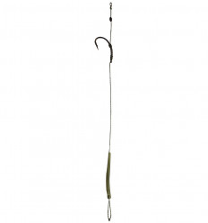 Готовий повідець W4C з волосом CLASSIC hair rig, гачок MUGGA