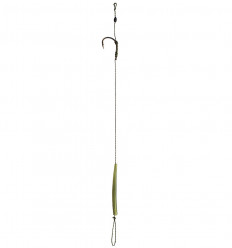 Готовий повідець W4C з волосом CLASSIC hair rig, гачок WIDE GAPE