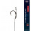 Готовий повідець W4C з волосом CLAW POP UP hair rig, гачок CLAW