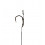 Готовий повідець W4C з волосом CLAW POP UP hair rig, гачок CLAW