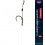 Готовый флюорокарбоновый поводок с мягким волосом W4C FLUOROCARBON HAIR RIG, крючок WIDE GAPE