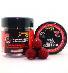 Бойлы насадочные Тандем КРИЛЬ•КАЛЬМАР•РОБИН РЕД 20→14 мм