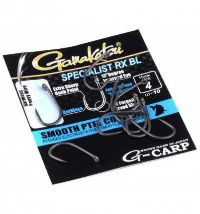 Гачок GAMAKATSU G-CARP SPECIALIST RX BL, 10 шт