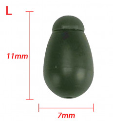 Быстросъёмная бусина с коннектором World4Carp Quick change beads S, 6 шт.
