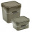 Ведро для рыбалки квадратное с крышкой Trakker Olive Square Container