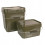 Ведро для рыбалки квадратное с крышкой Trakker Olive Square Container