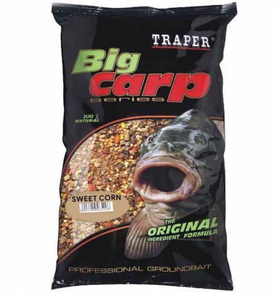 УЦЕНКА! Прикормка Traper Big Carp Кукуруза Sweet Corn 1 кг