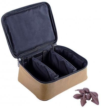 Сумка для грузил и аксессуаров World4Carp LEAD BOX Coyote