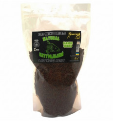 Флет метод пелет Grandcarp НАТУРАЛЬНИЙ серiї CLASSIC Ø2 мм. 400 г