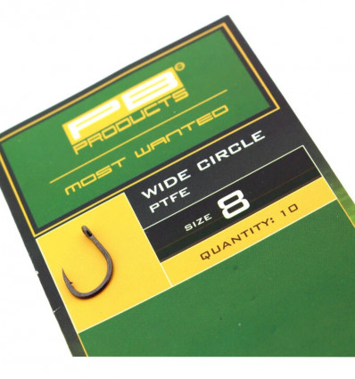 Карповый крючок PB Products Wide Circle Hook PTFE