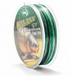 Конусный моно шок-лидер Katran GALAXY camo 0,28-0,47 мм. 5х12м