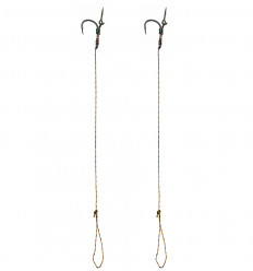 Готовий повідець W4C волосінь з голкою METHOD hair rig with spike, гачок WIDE GAPE