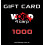 Подарочный сертификат World4Carp на 1000 грн