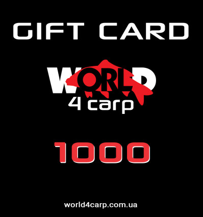 Подарочный сертификат World4Carp на 1000 грн