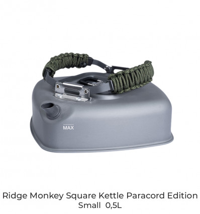 Квадратный чайник RidgeMonkey Square Kettle - Paracord Edition