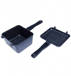 Набор кастрюля - сковорода Ridge Monkey Connect Deep Pan & Griddle Granite Edition