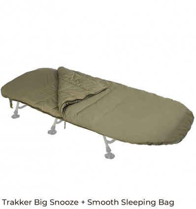 Лёгкий тёплый спальный мешок Trakker Big Snooze Plus Smooth Sleeping Bag