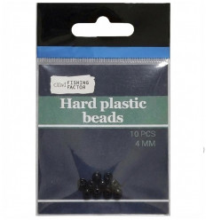 Пластиковые бусины Hard plastic beads, Ø 4 мм, 10 шт.