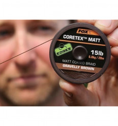 Fox Edges Coretex Matt Gravelly Brown 20m