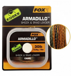 Поводковый материал / шок-лидер Fox EDGES Armadillo Camo 20 м