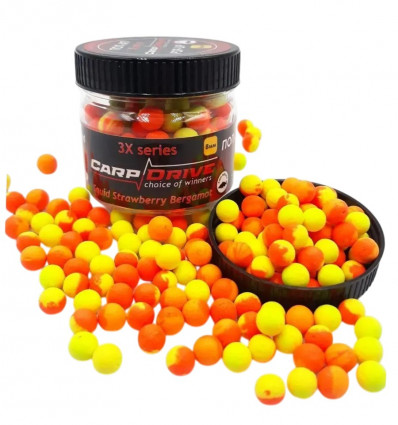 Поп-ап 3x series Squid Strawberry Bergamot (Кальмар Полуниця Бергамот) Carp Drive