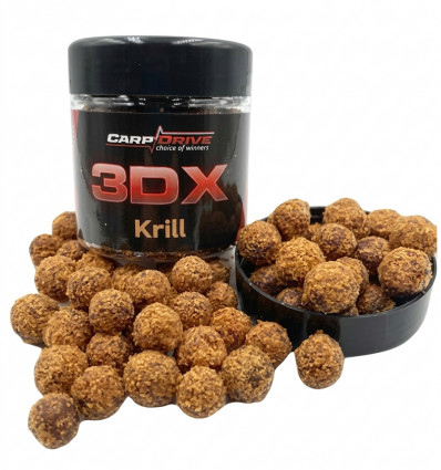 Бойли насадочні Carp Drive 3DX Кріль (Krill) mix 12–14 мм, 100 г