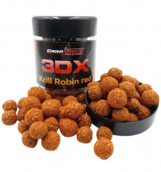 Бойлы насадочные Carp Drive 3DX Криль Робин Ред (Krill Robin Red) mix 12–14 мм, 100 г