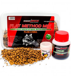Флет метод мікс Carp Drive Plum (Слива) Berry fruit series 3 в 1