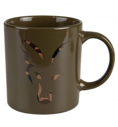 Кружка керамическая Fox Green & Camo Head Ceramic Mug, 350 мл