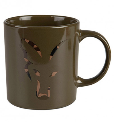 Кружка керамическая Fox Green & Camo Head Ceramic Mug, 350 мл