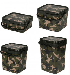 Ведро для рыбалки с крышкой Fox Camo Bucket