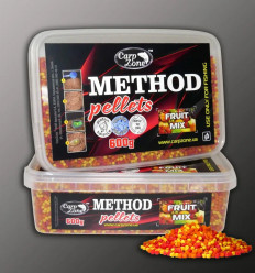 Метод-стик микс пеллетс CarpZone Fruit Mix (Фруктовый мiкс) Method & Stick Mix Pellets 2-4mm 600g