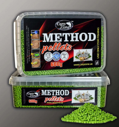 Метод-стик микс пеллетс CarpZone Garlic (Чеснок) Method & Stick Mix Pellets 2-4mm 600g