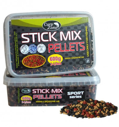 Стік мікс пелетс Stick Mix Pellets 2-4mm 600g