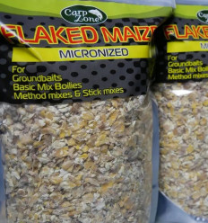 Микронизированные кукурузные хлопья Carp Zone Flaked Maize Micronized 1kg