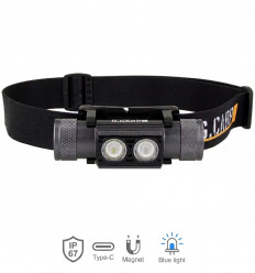 Фонарь налобный GC G.Carp Ti-Blue Headlight 400 lum