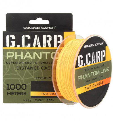 Волосінь GC G.Carp Phantom Line 1000м Two Orange