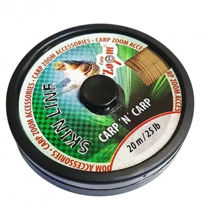 Поводочный материал в оплетке CZ Skinline, 25lb, 20 м