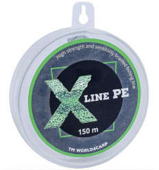 Шнур плетений World4Carp X Line PE Dark Green 150 м