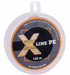 Шнур плетёный X Line PE 150 m Orange