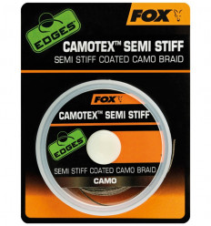 Поводковый материал в оплетке полужёсткий Fox Edges Camotex Semi Stiff 20m