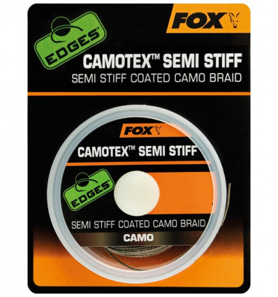 Поводковый материал в оплетке Fox Edges Camotex Soft 25lb - 20m