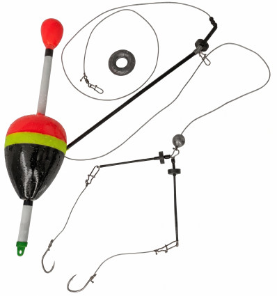 Готова снасть для лову товстолоба Molitrix Fat Boy на 2 гачки, 40 г