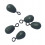Бусина отбойная с вертлюгом Fishing Factor, size М, 5 шт