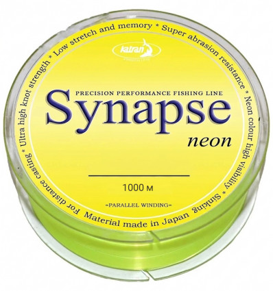 Леска Katran SYNAPSE Neon, 1000 м