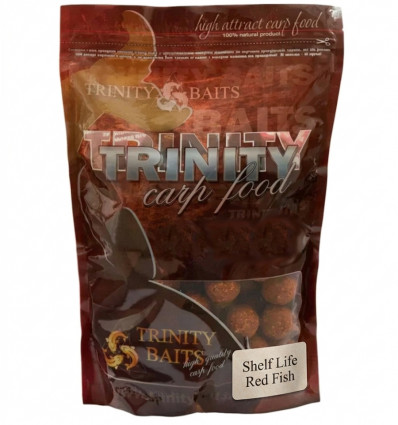 Бойлы прикормочные вареные Trinity Baits Amino Red Fish 18 мм 1 кг